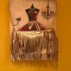 Rebecca Minkoff Finn Crossbody Bag - Gold!
